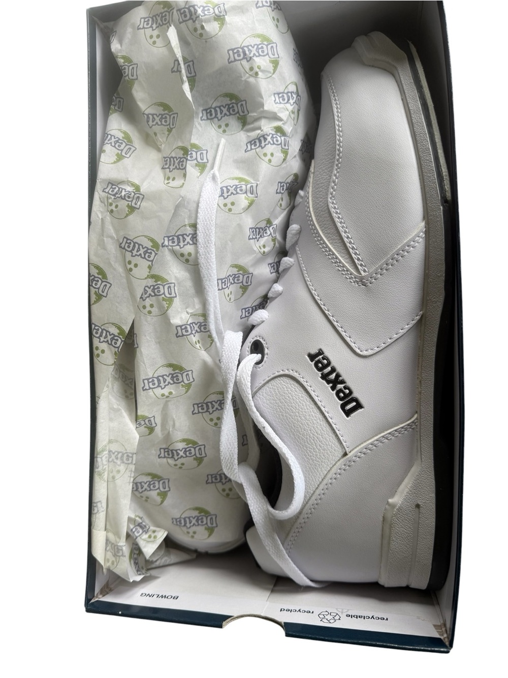 Dexter Bowling Shoes Womens 11.5 White B873-12 Steve Slide Rite NIB